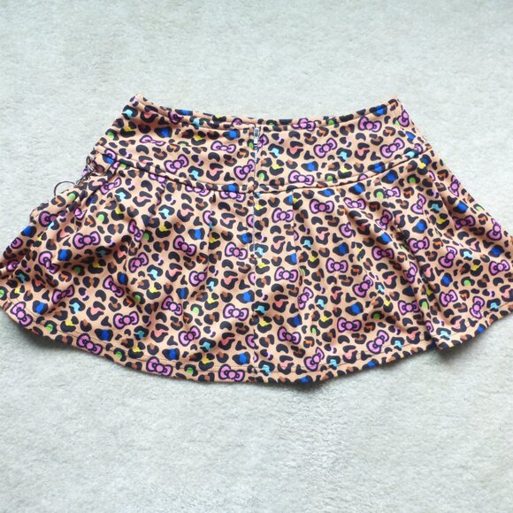 HELLO KITTY x SHEIN leopard print mini skirt with removable pouch - Picture 9 of 9